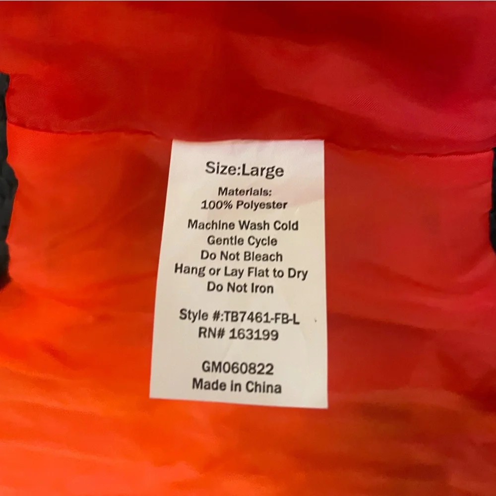 Plaid Dog Coat & NWT Rope Toy | Red Black Buffalo Check | Lightweight Jacket